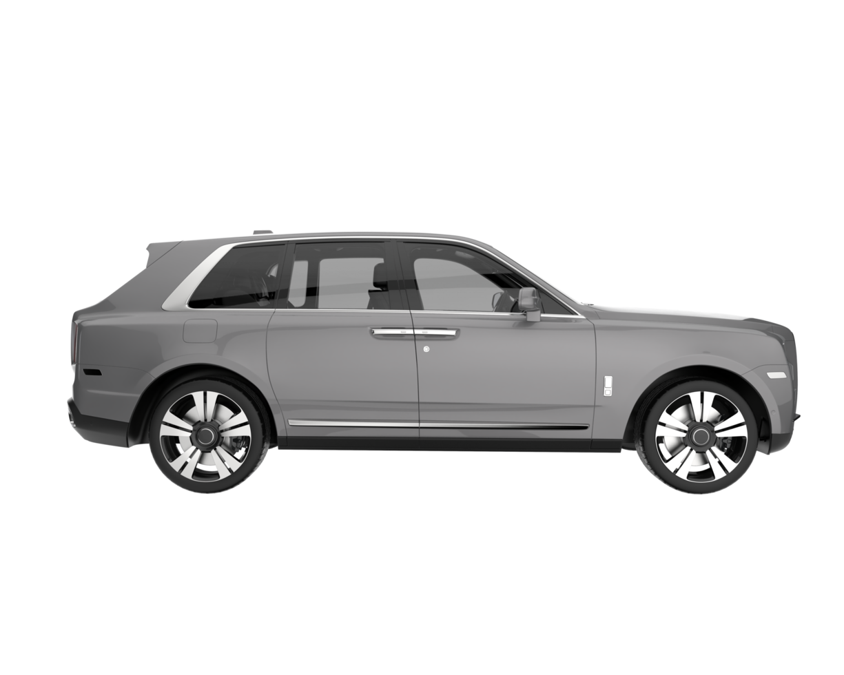 Realistic SUV isolated on transparent background. 3d rendering - illustration png