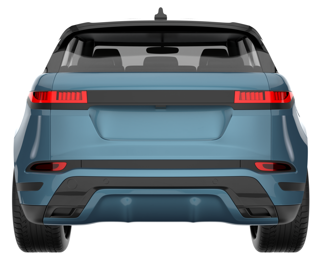 Realistic SUV isolated on transparent background. 3d rendering - illustration png
