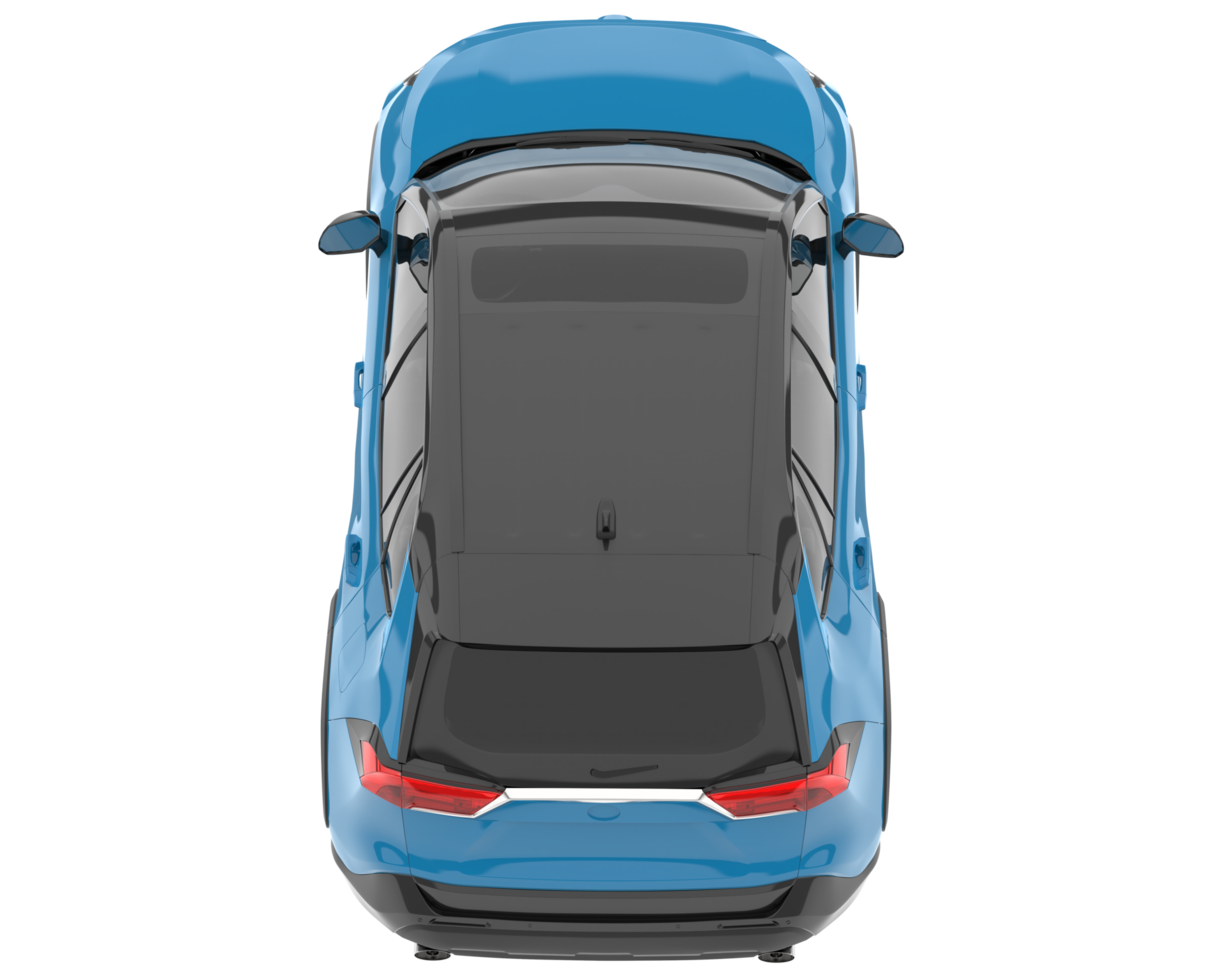 Sport car isolated on transparent background. 3d rendering - illustration png