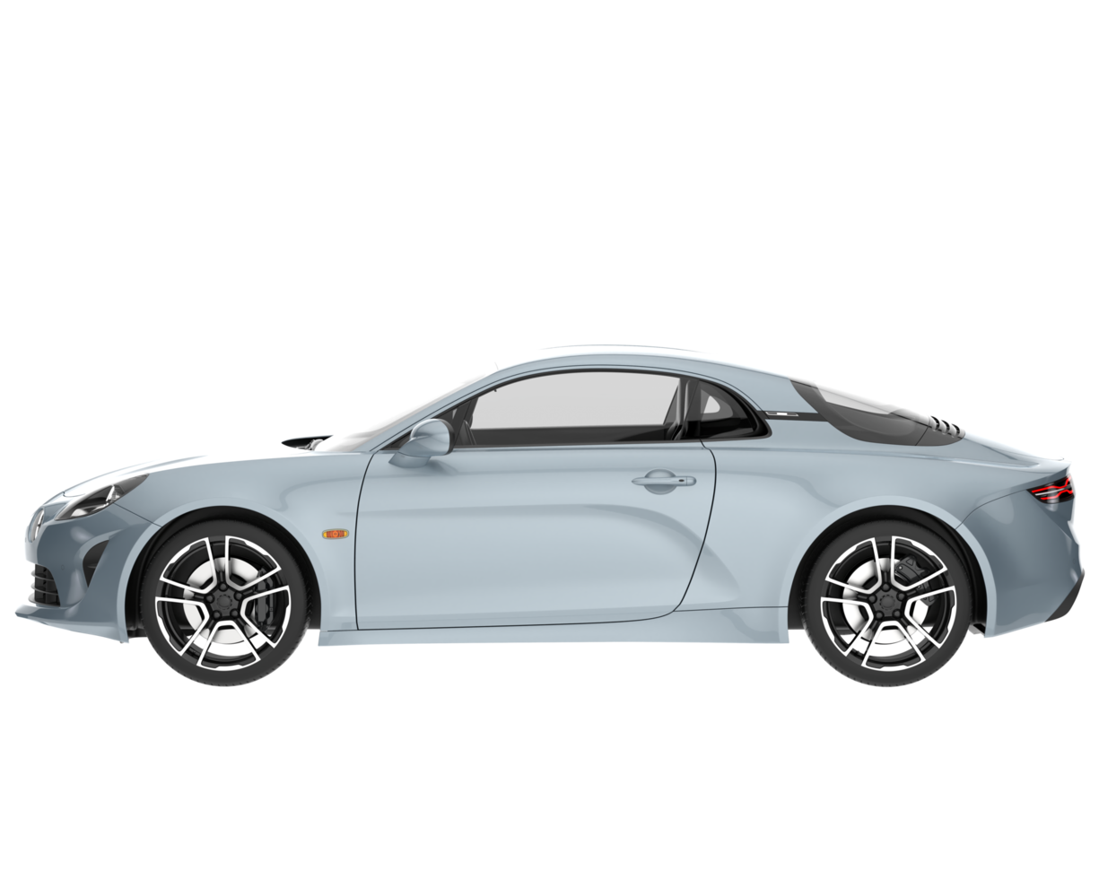 carro esporte isolado em fundo transparente. renderização 3D - ilustração png