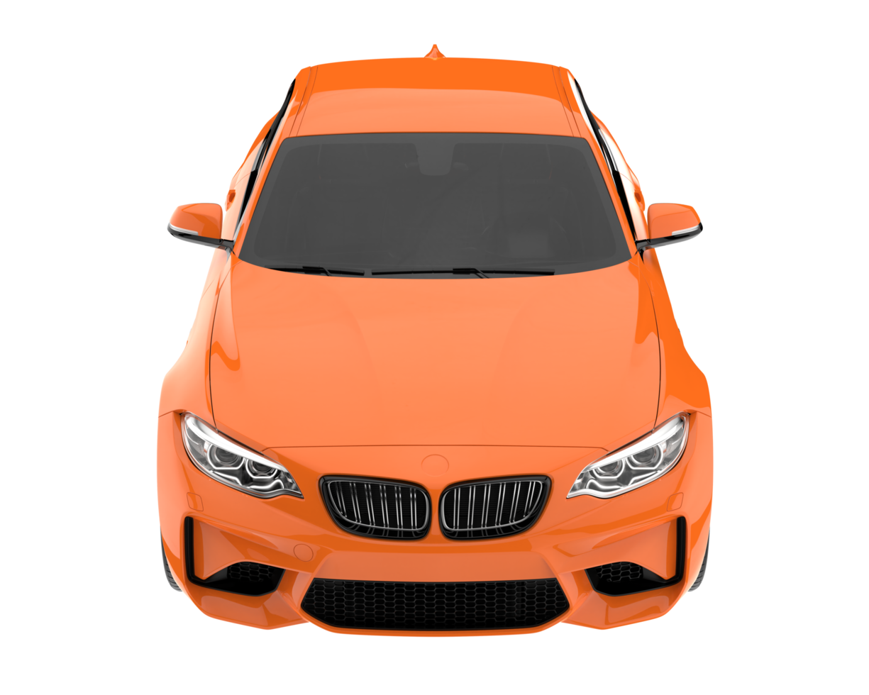 Sport car isolated on transparent background. 3d rendering - illustration png