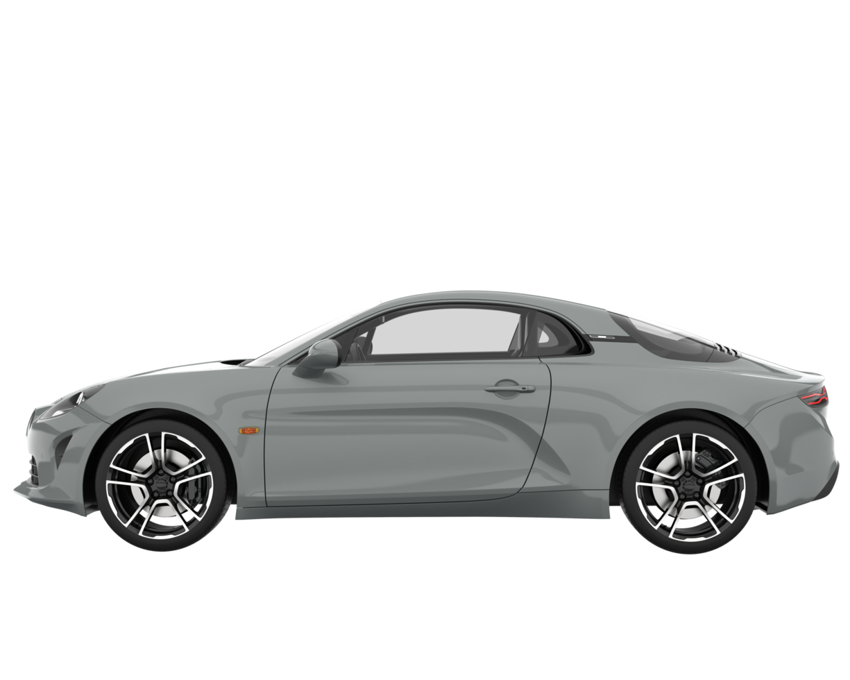 Sport car isolated on transparent background. 3d rendering - illustration png