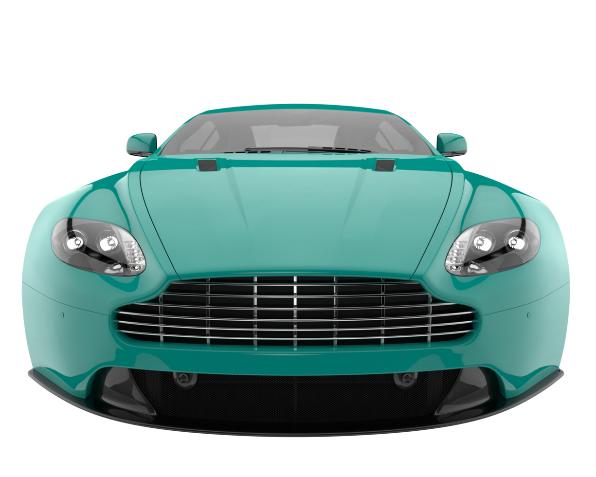 Sport car isolated on transparent background. 3d rendering - illustration png