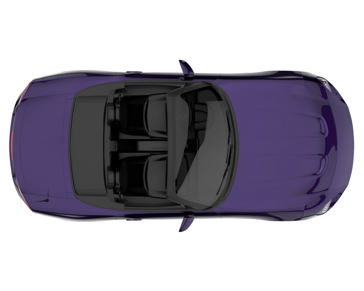 sport auto isolato su trasparente sfondo. 3d interpretazione - illustrazione png