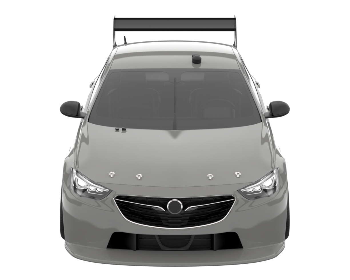 Sport car isolated on transparent background. 3d rendering - illustration png