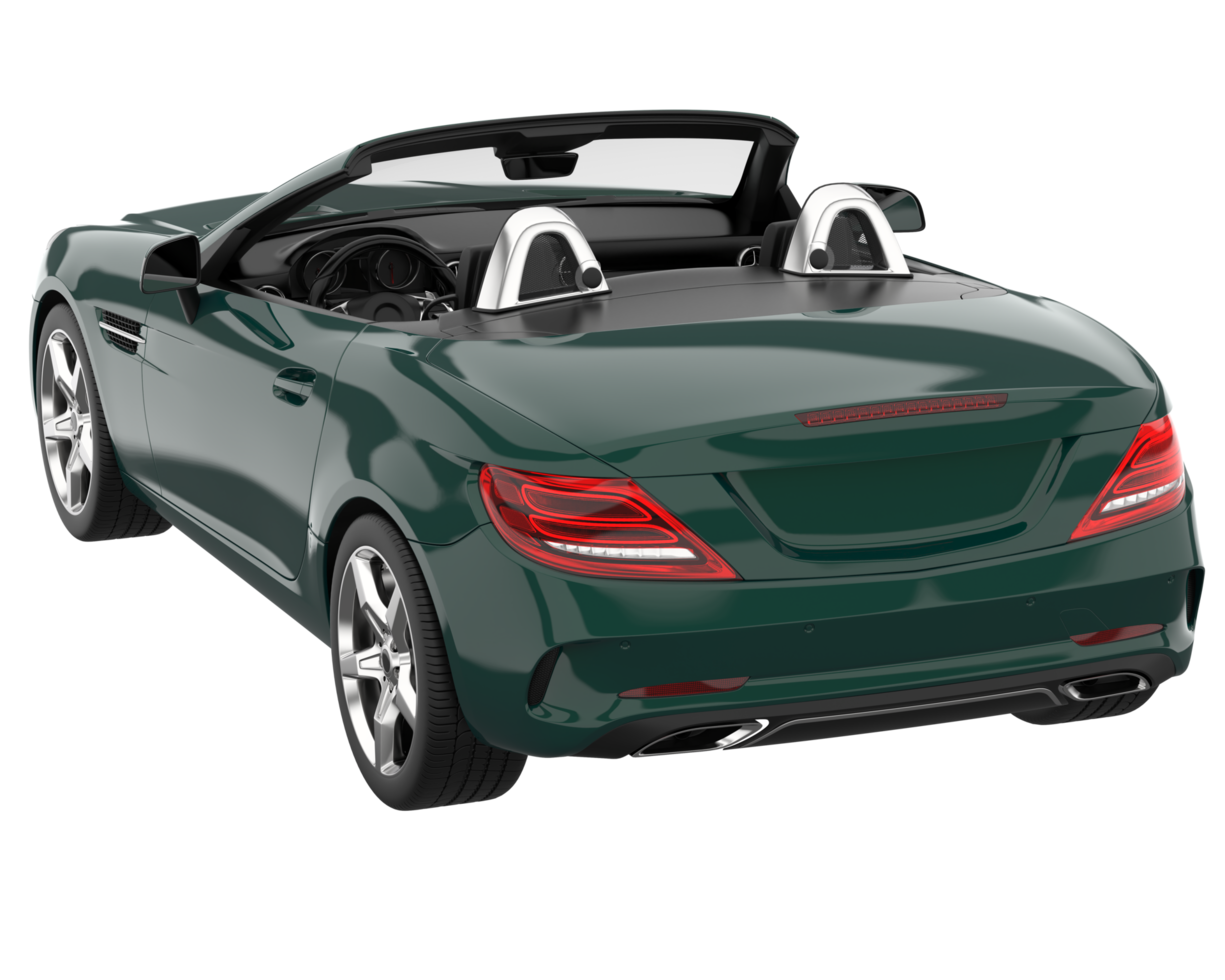 carro esporte isolado em fundo transparente. renderização 3D - ilustração png