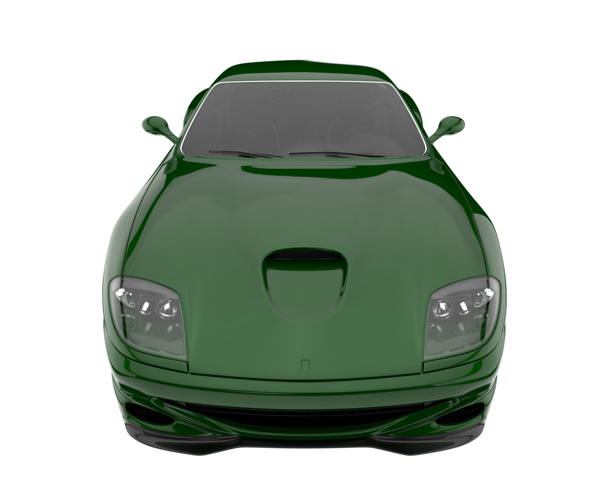 Sport car isolated on transparent background. 3d rendering - illustration png