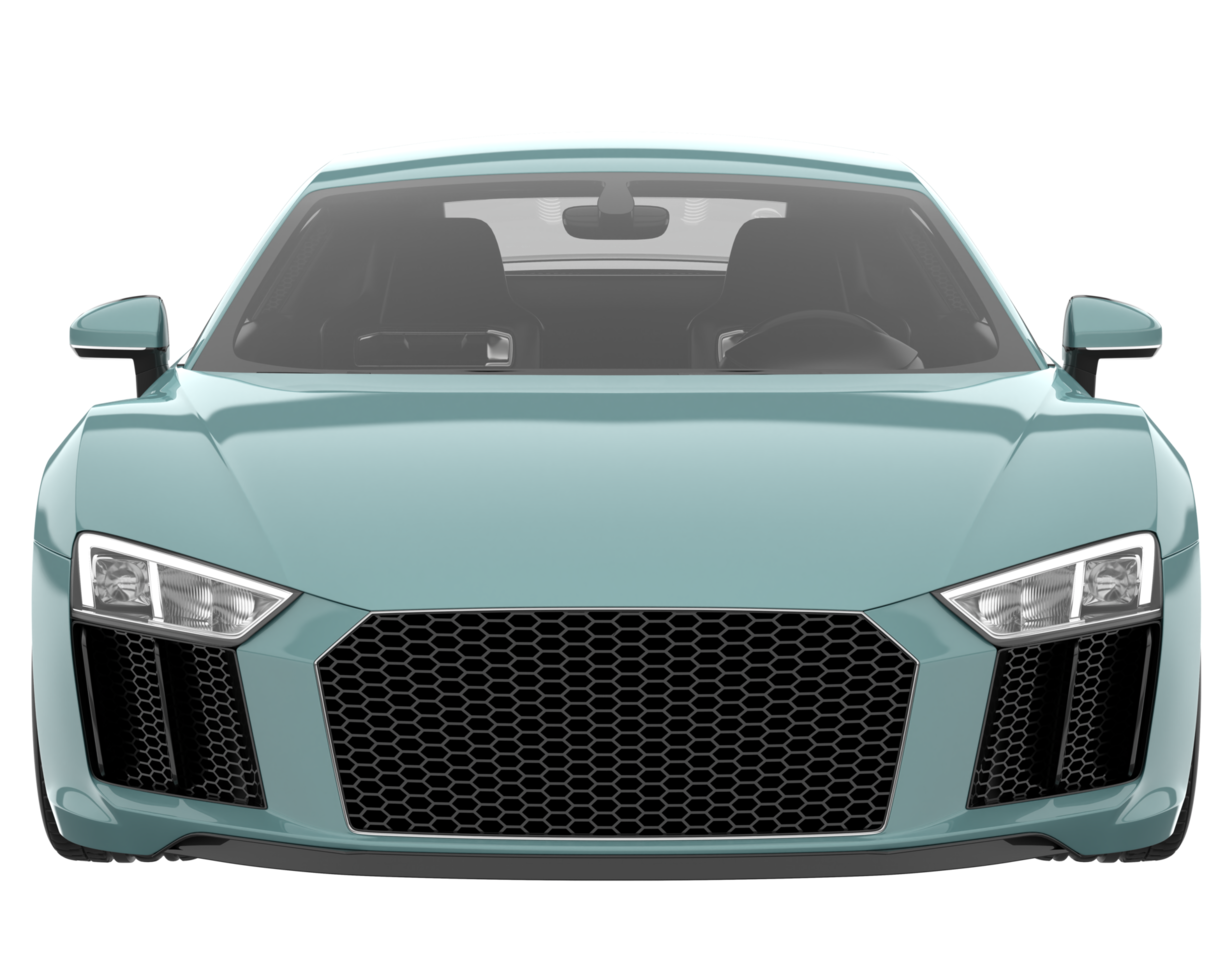 Sport car isolated on transparent background. 3d rendering - illustration png