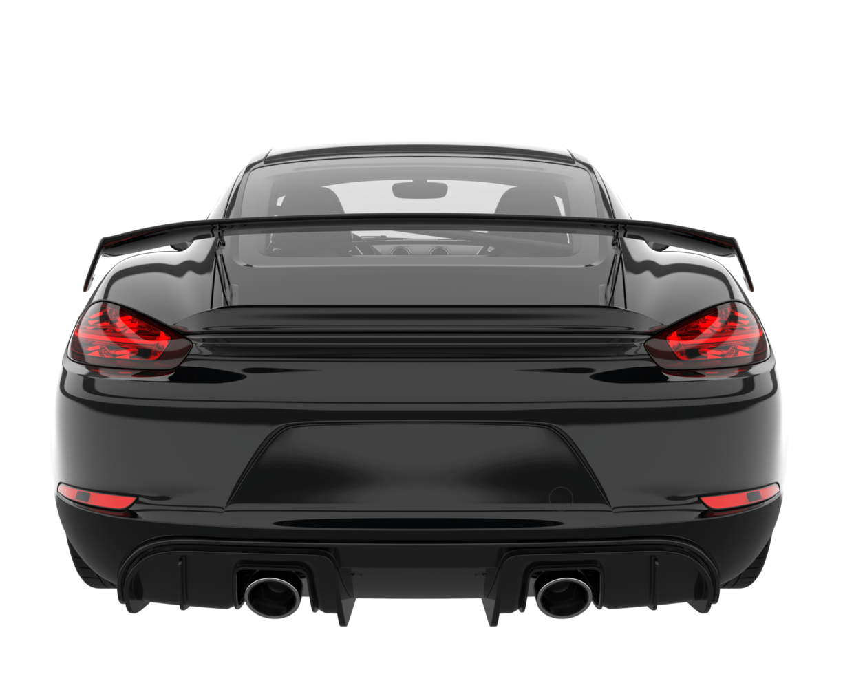 Sport car isolated on transparent background. 3d rendering - illustration png