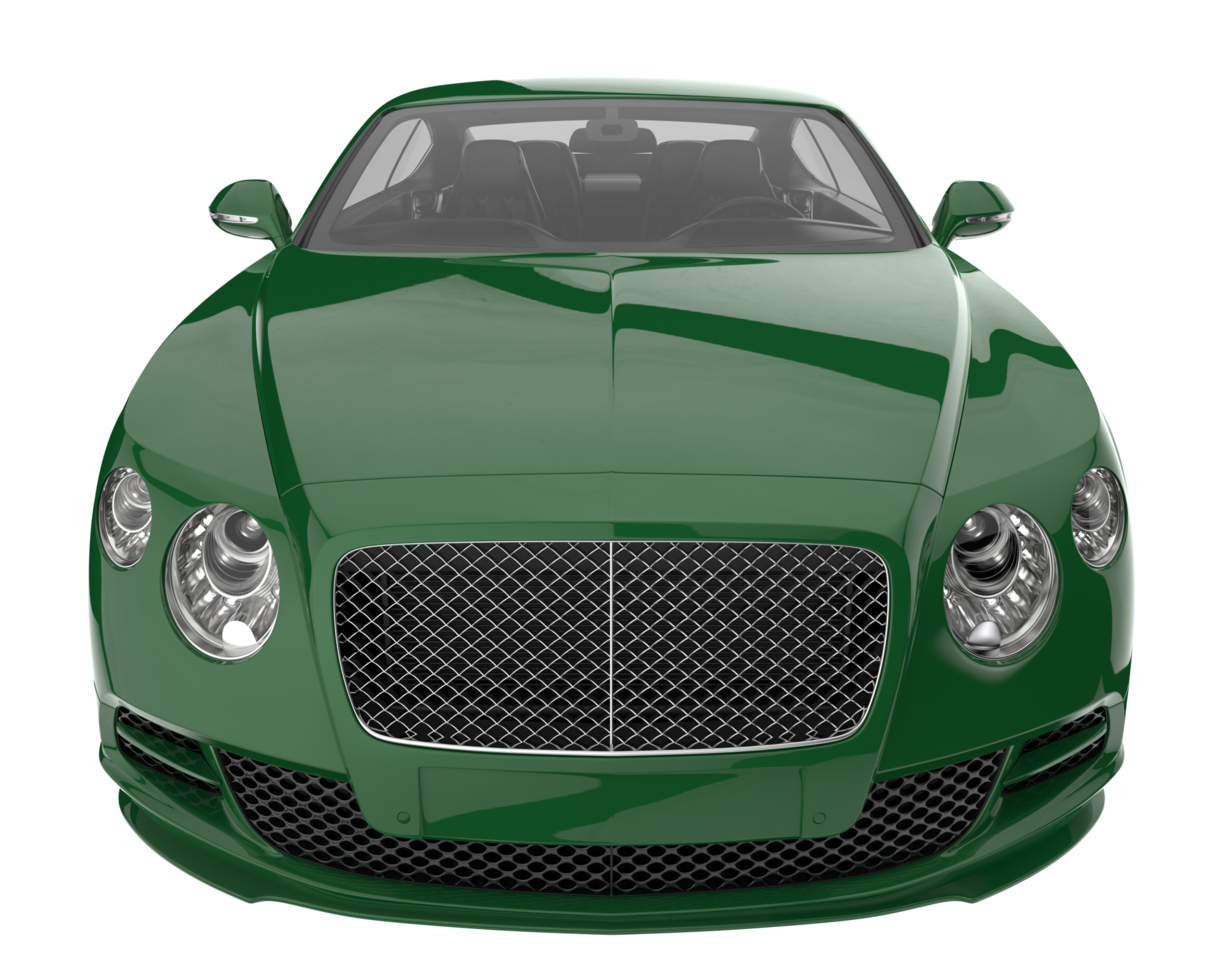 Sport car isolated on transparent background. 3d rendering - illustration png