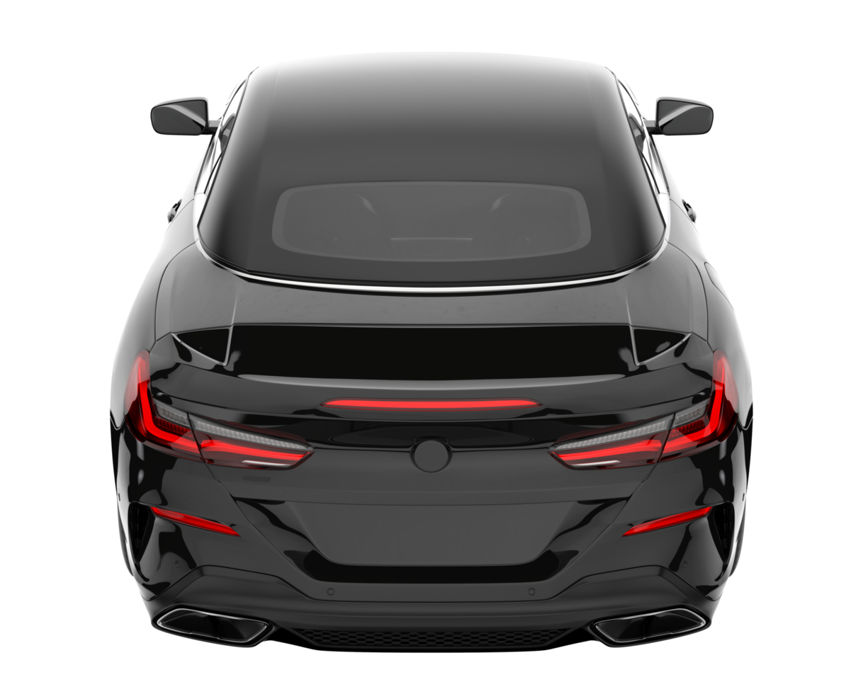 Sport car isolated on transparent background. 3d rendering - illustration png
