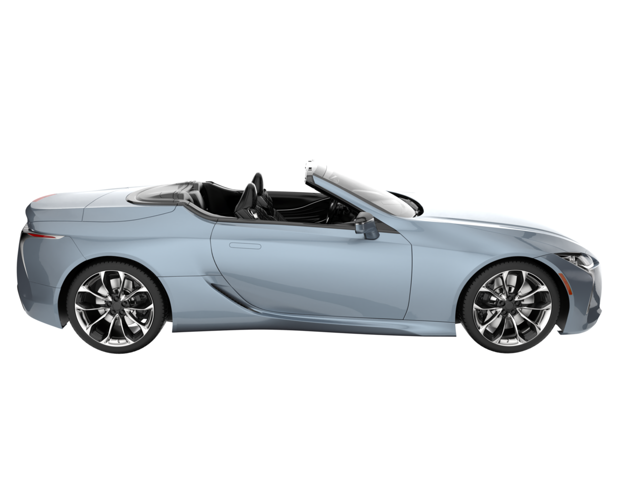 voiture de sport isolée sur fond transparent. rendu 3d - illustration png