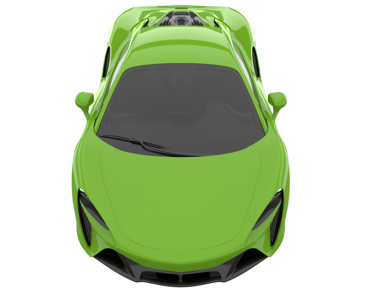Sport car isolated on transparent background. 3d rendering - illustration png