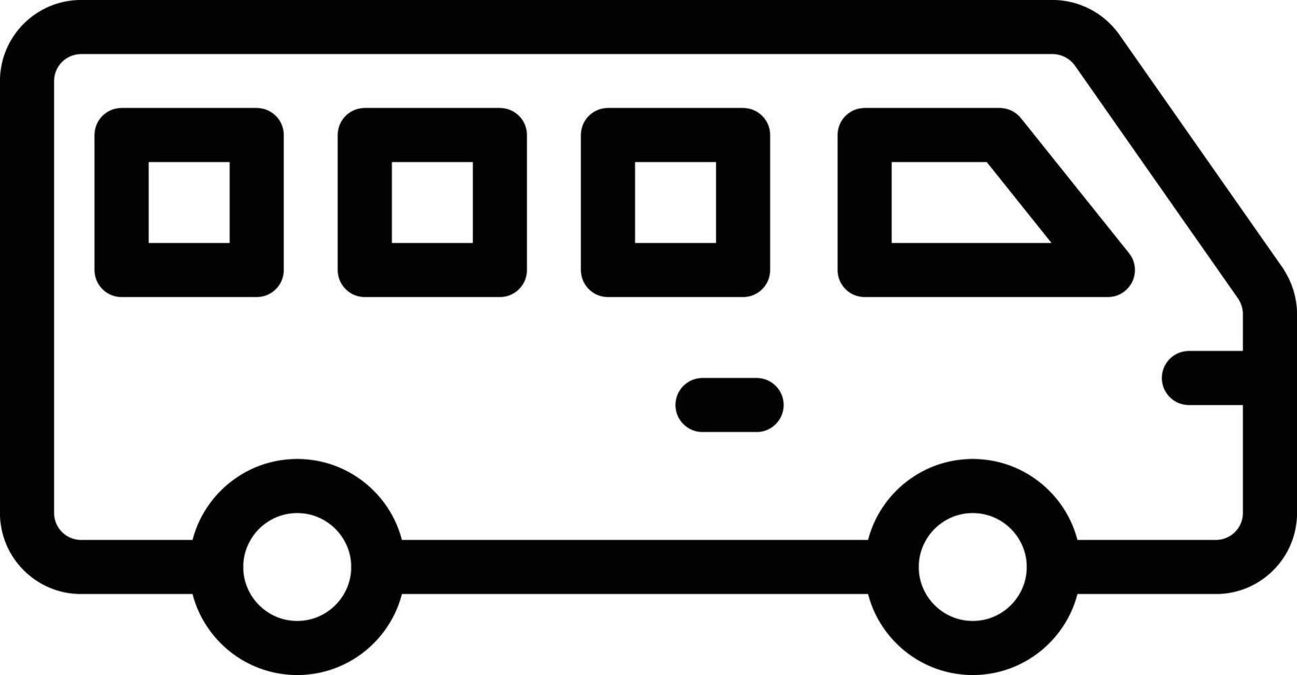 ilustración de vector de autobús en un fondo. símbolos de calidad premium. iconos vectoriales para concepto y diseño gráfico.