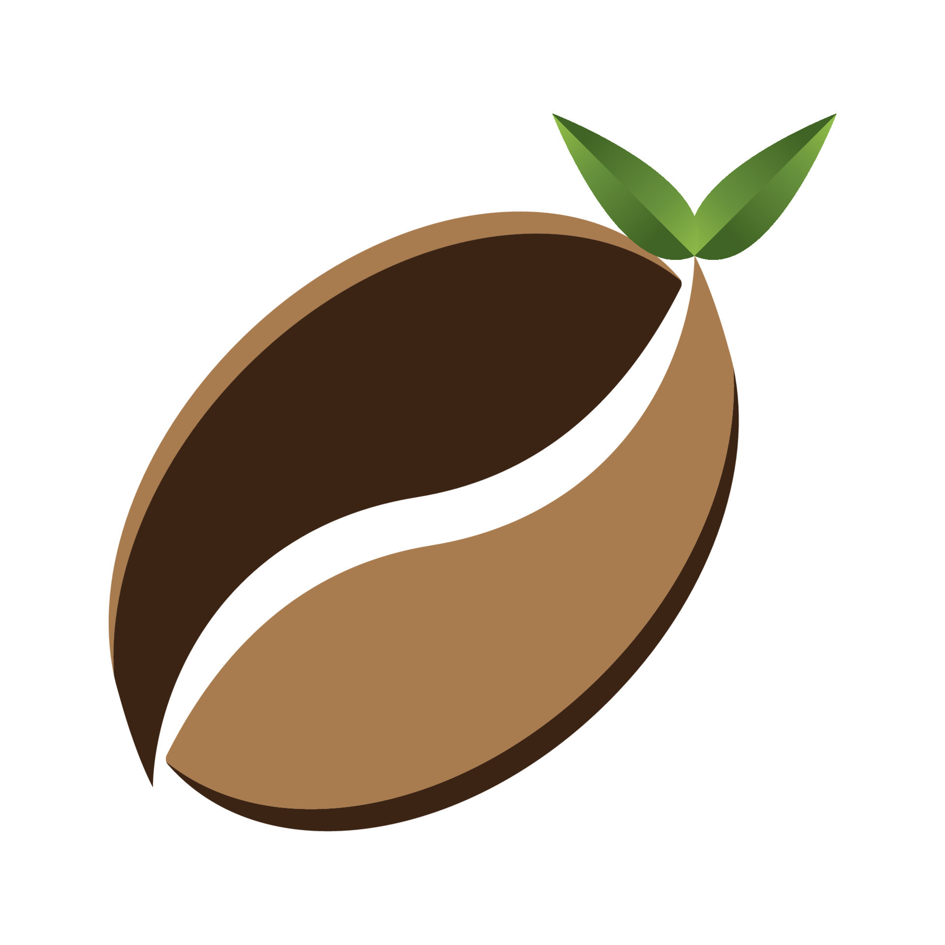 coffee bean icon 19547086 Vector Art at Vecteezy
