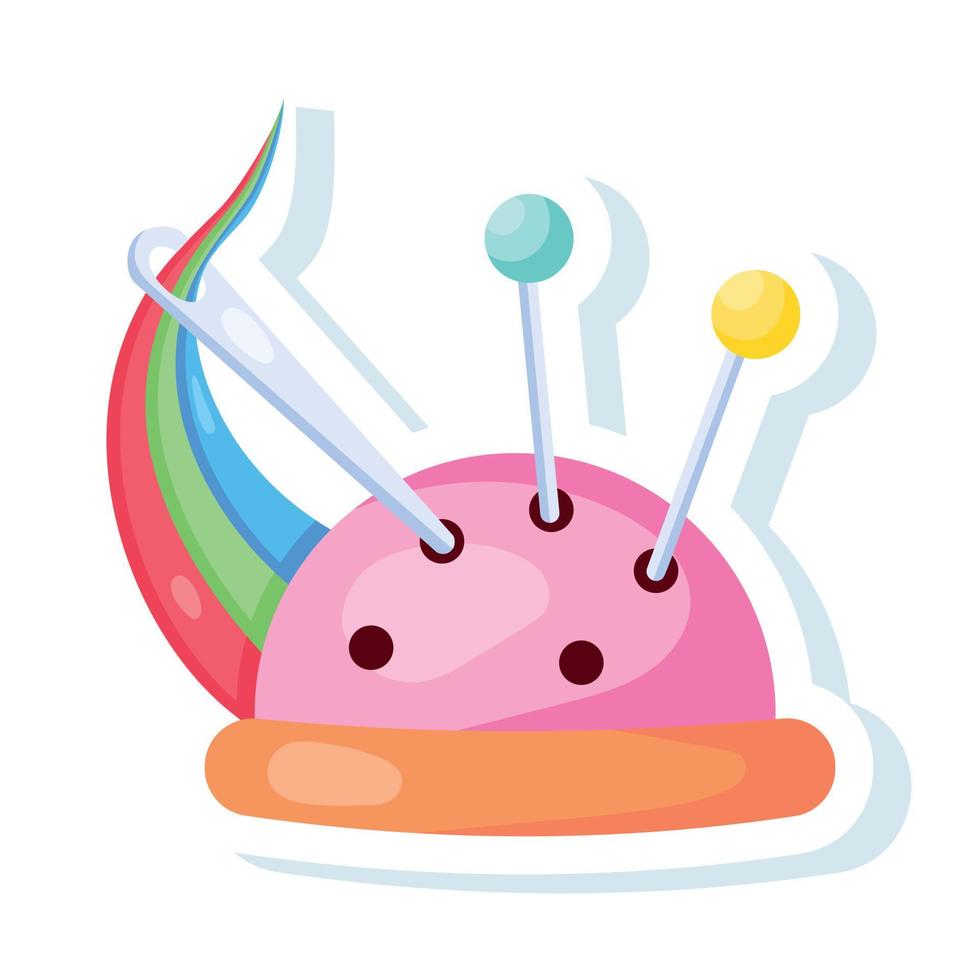 Trendy Pin Cushion 19547490 Vector Art at Vecteezy