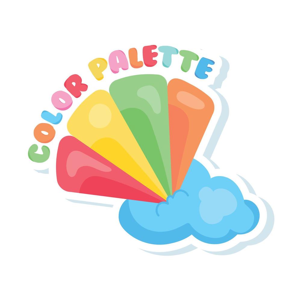 paleta de colores de moda vector