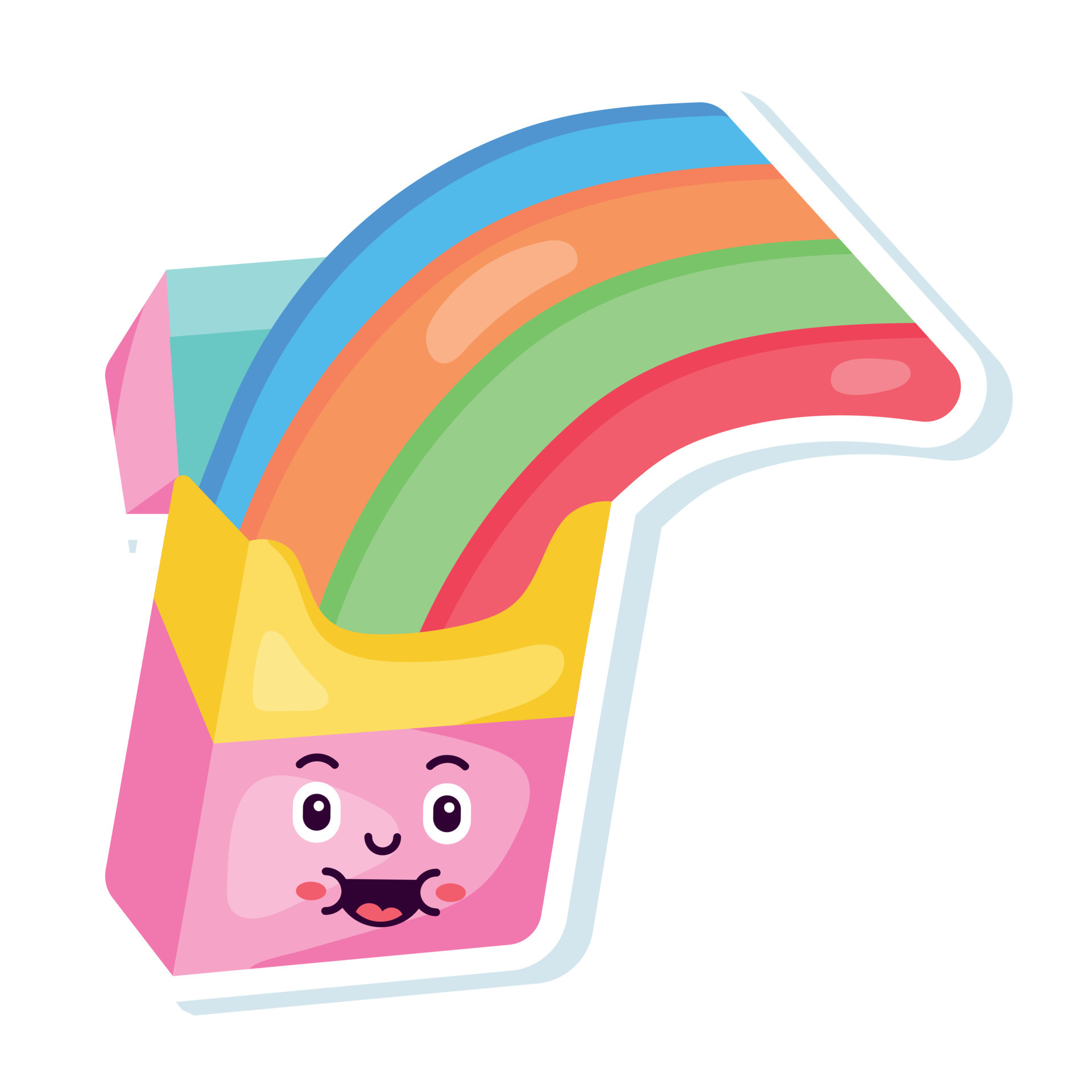 Trendy Crayons Box 19547511 Vector Art at Vecteezy