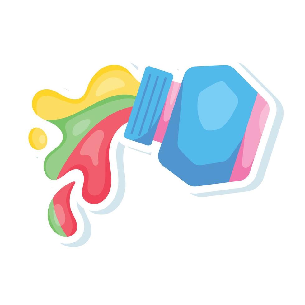 Trendy Ink Pot vector