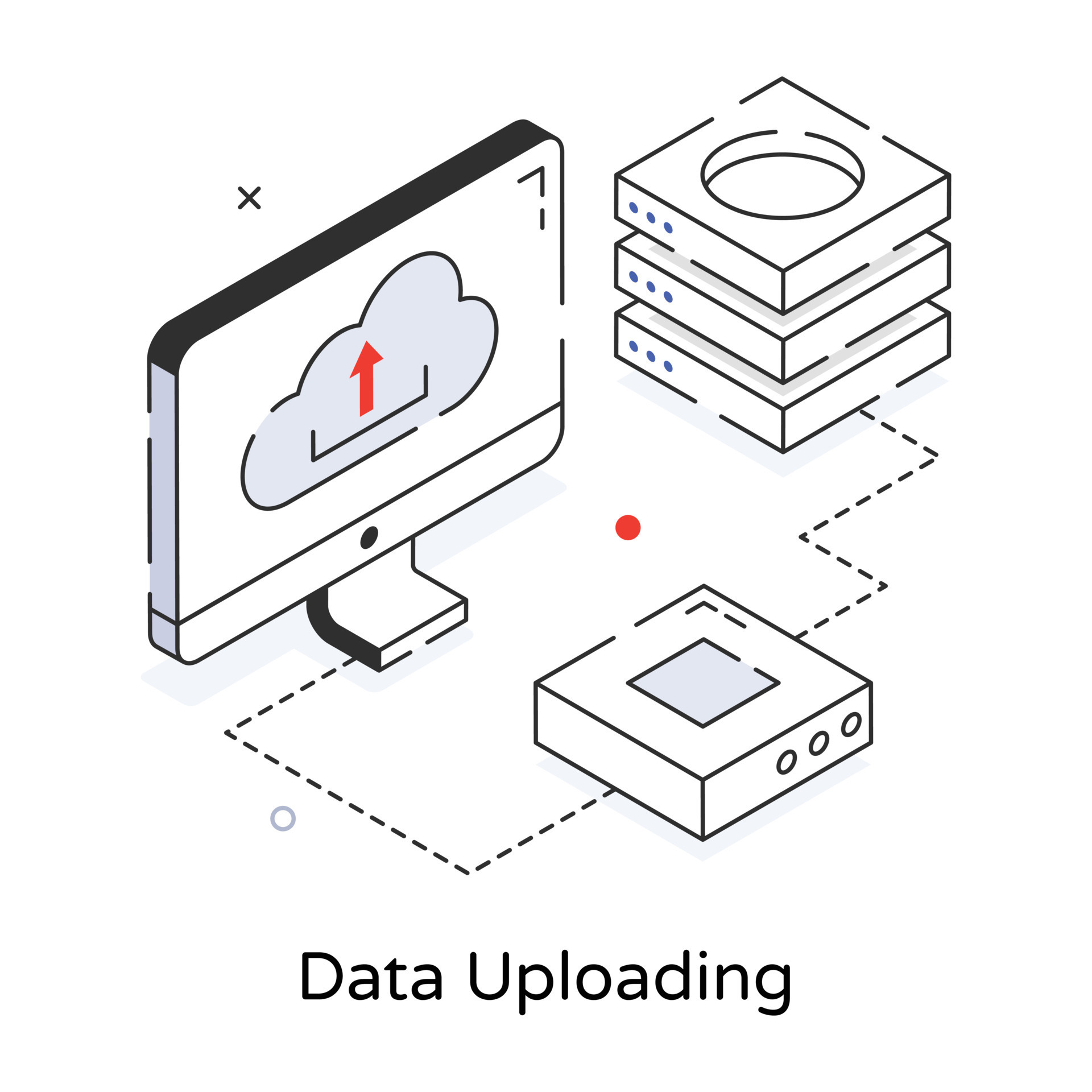 Trendy data uploading 19547655 vector art at vecteezy