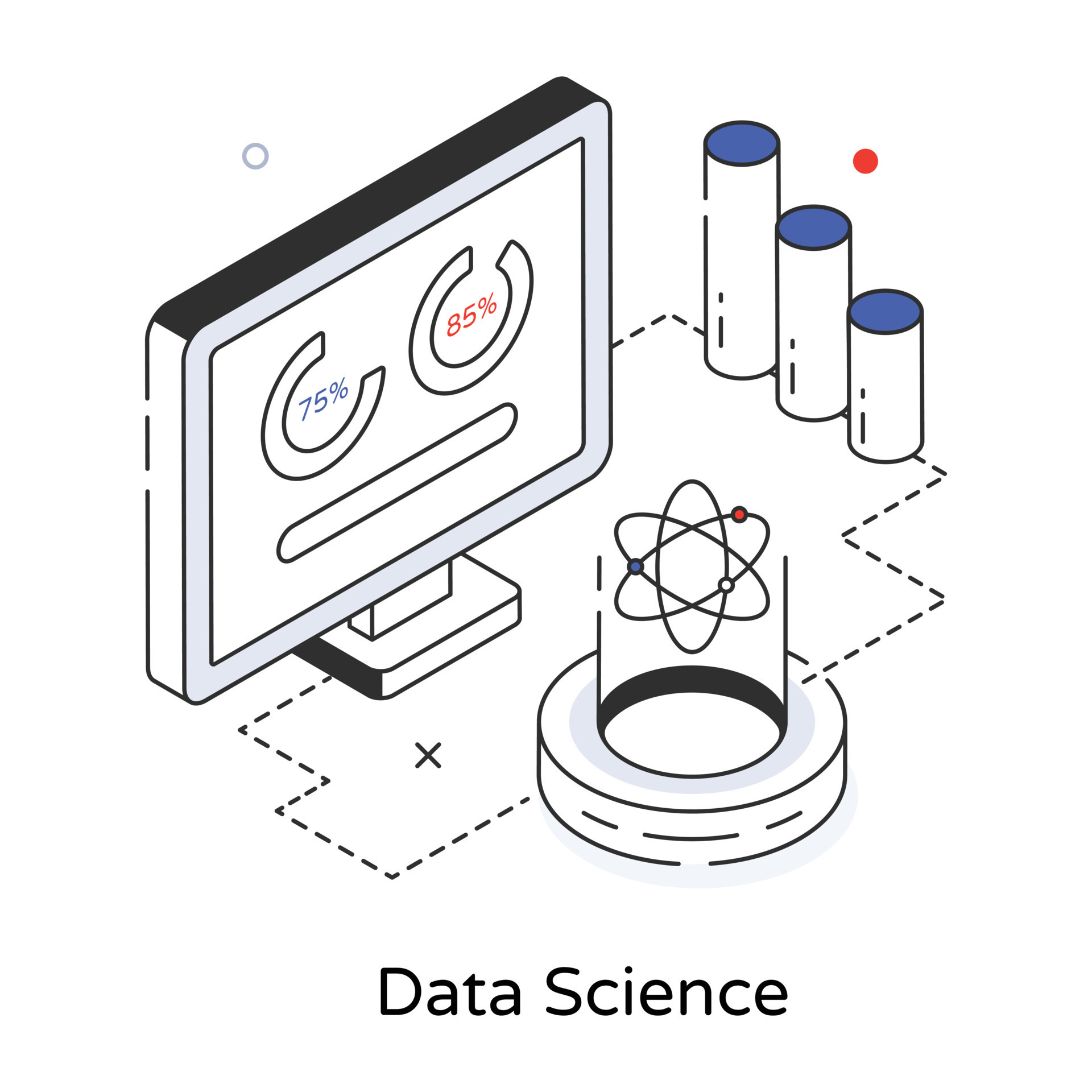 Trendy Data Science 19547660 Vector Art at Vecteezy