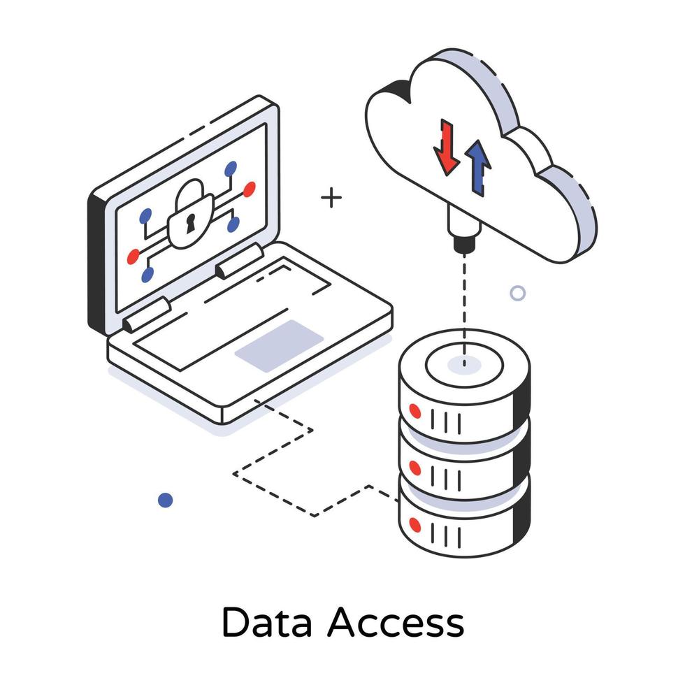 trendy-data-access-19547674-vector-art-at-vecteezy