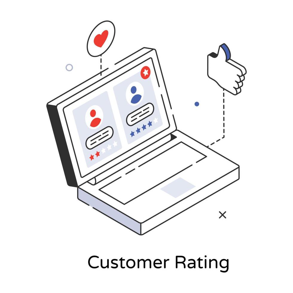 Trendy Customer Rating vector