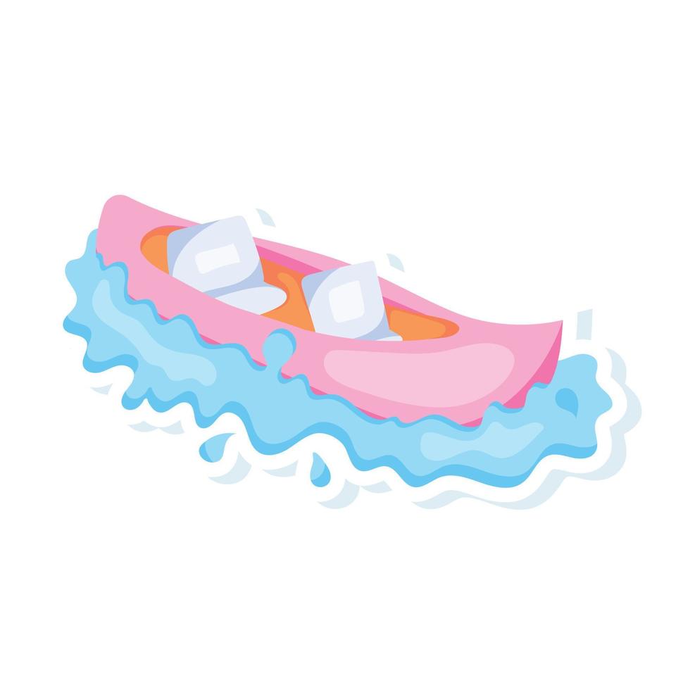 Trendy Boating Concepts vector