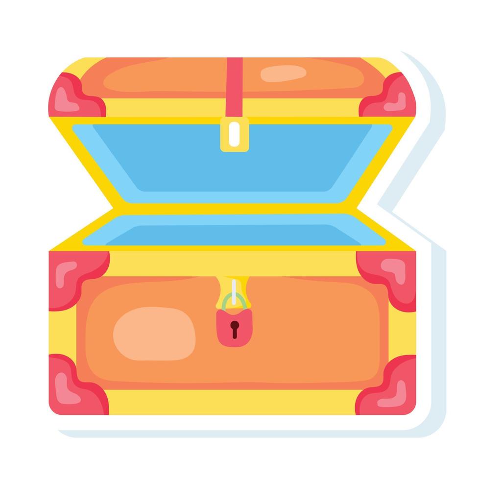 Trendy Treasure Box vector