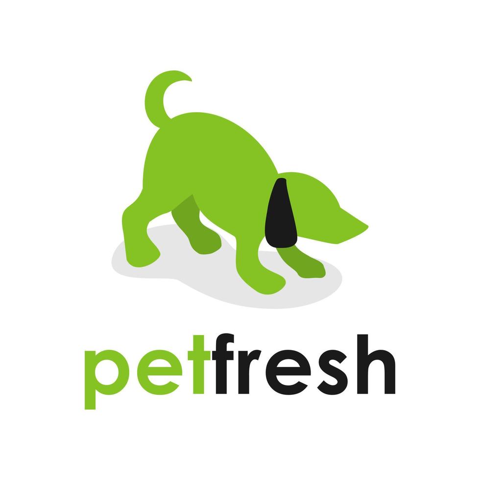 perro mascota logo diseño vector art