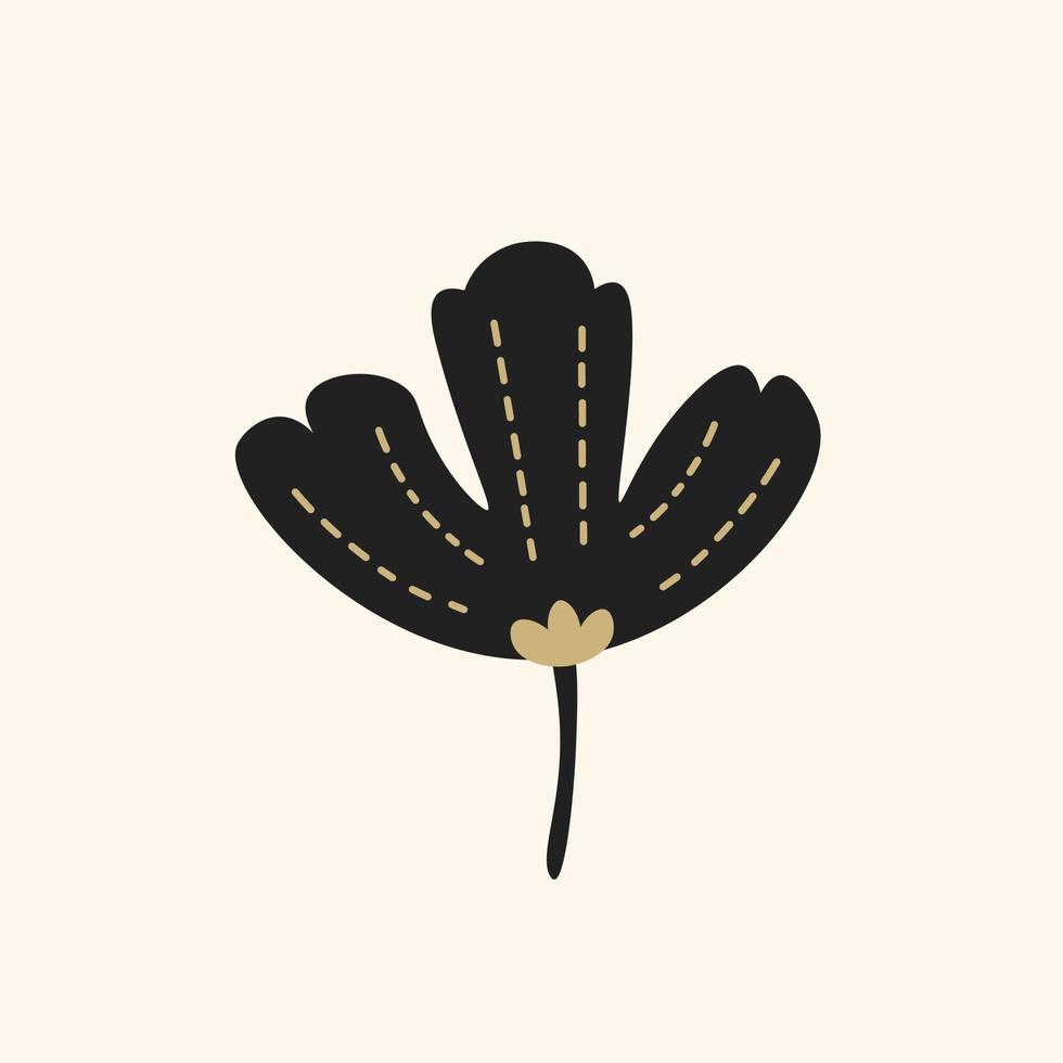 Herbal decorative element vector
