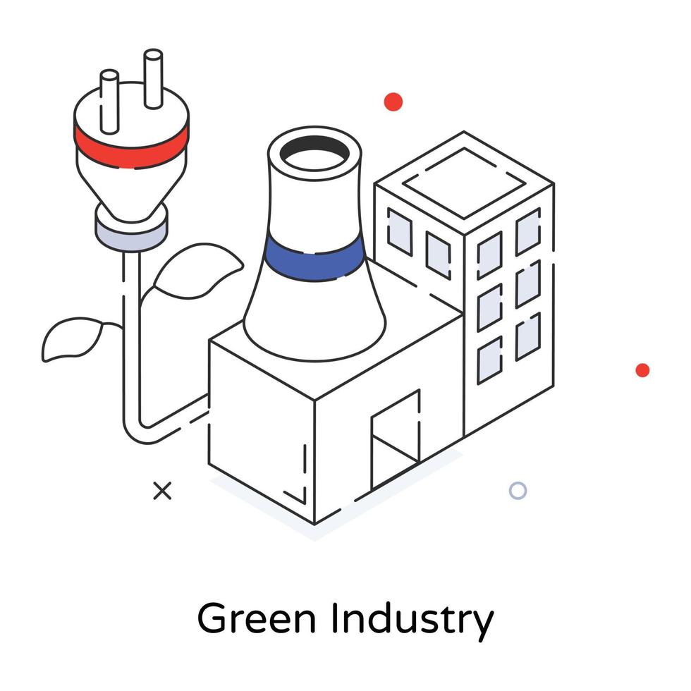 industria verde de moda vector