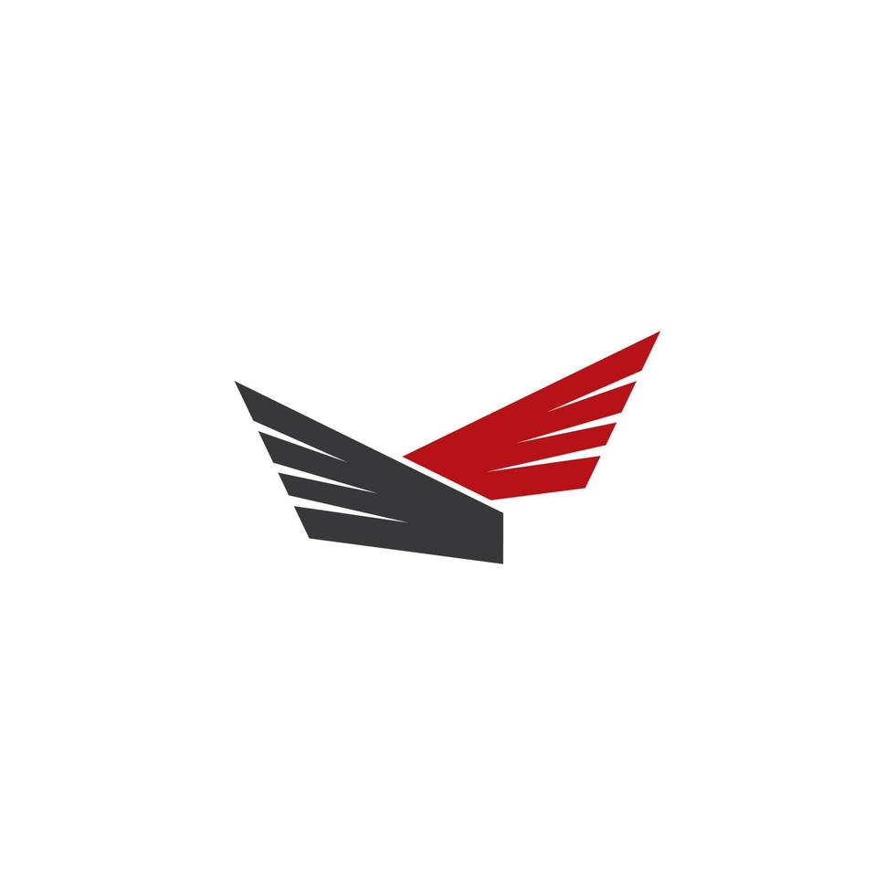 wing logo template vector icon illustration