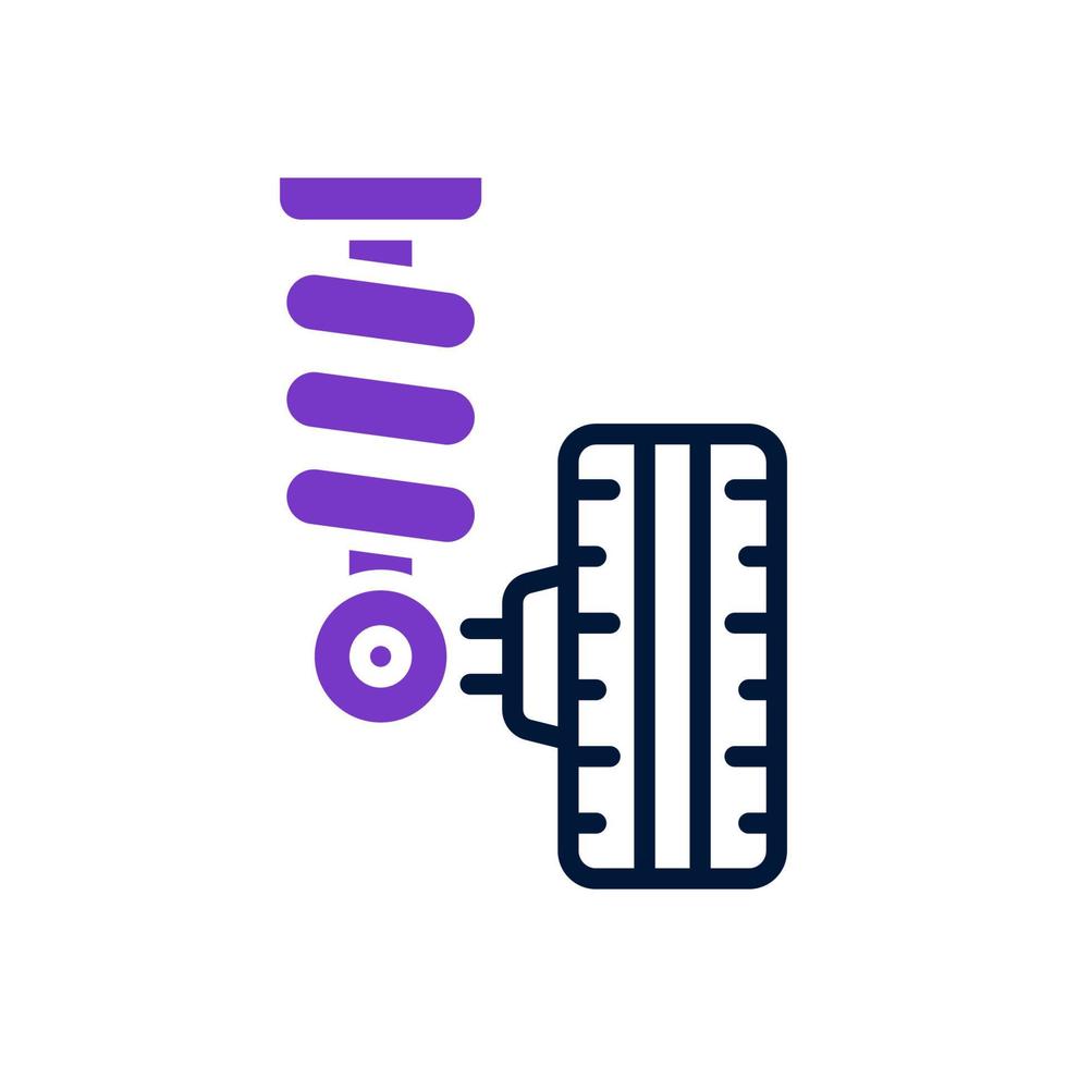 car suspension icon for your website, mobile, presentation, and logo design. vector