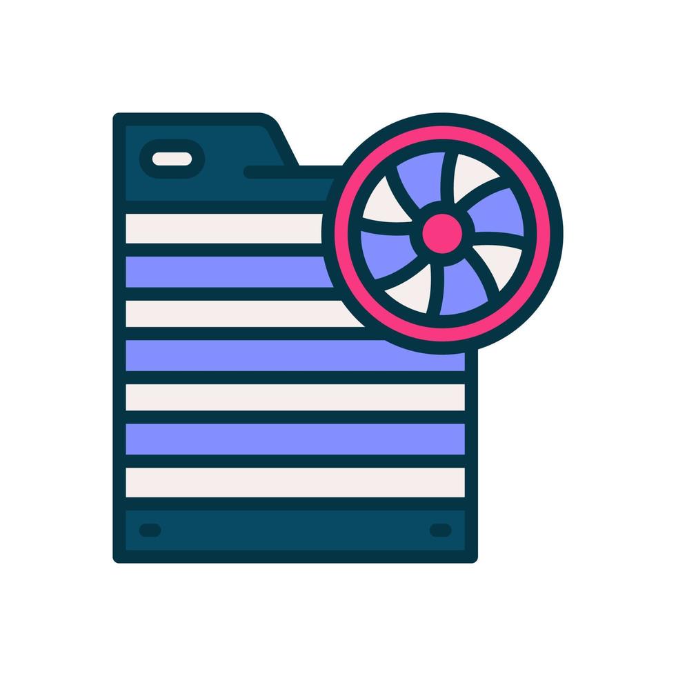 radiator icon for your website, mobile, presentation, and logo design. vector