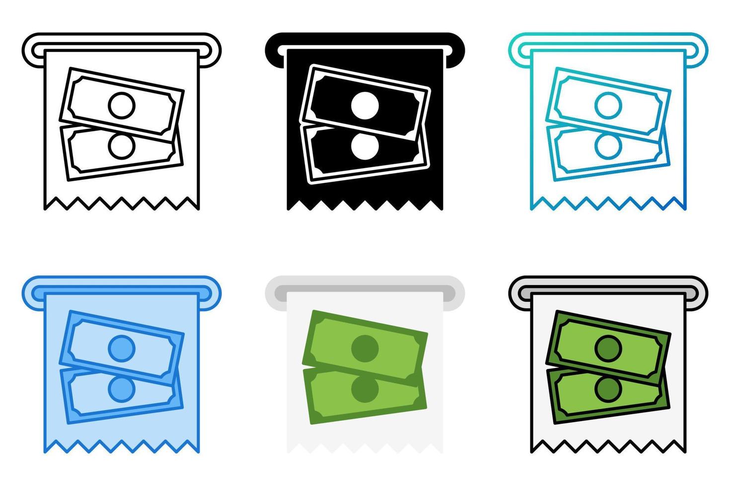 Invoice in flat style isolated vector