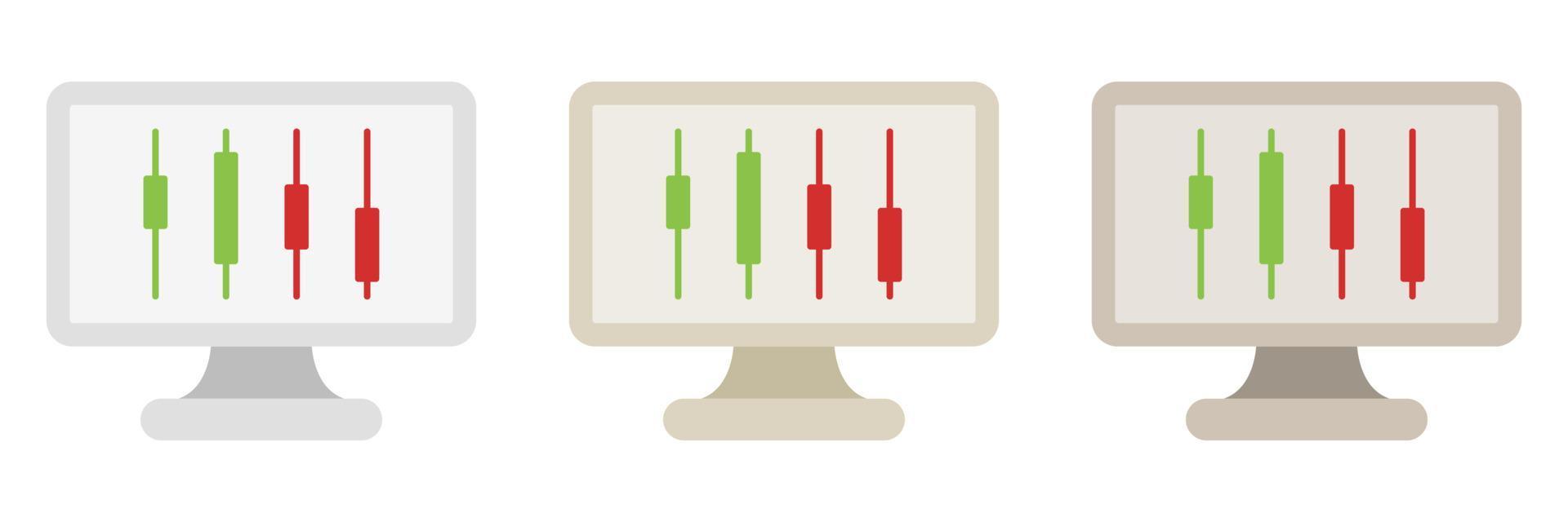 comercio digital en estilo plano aislado vector