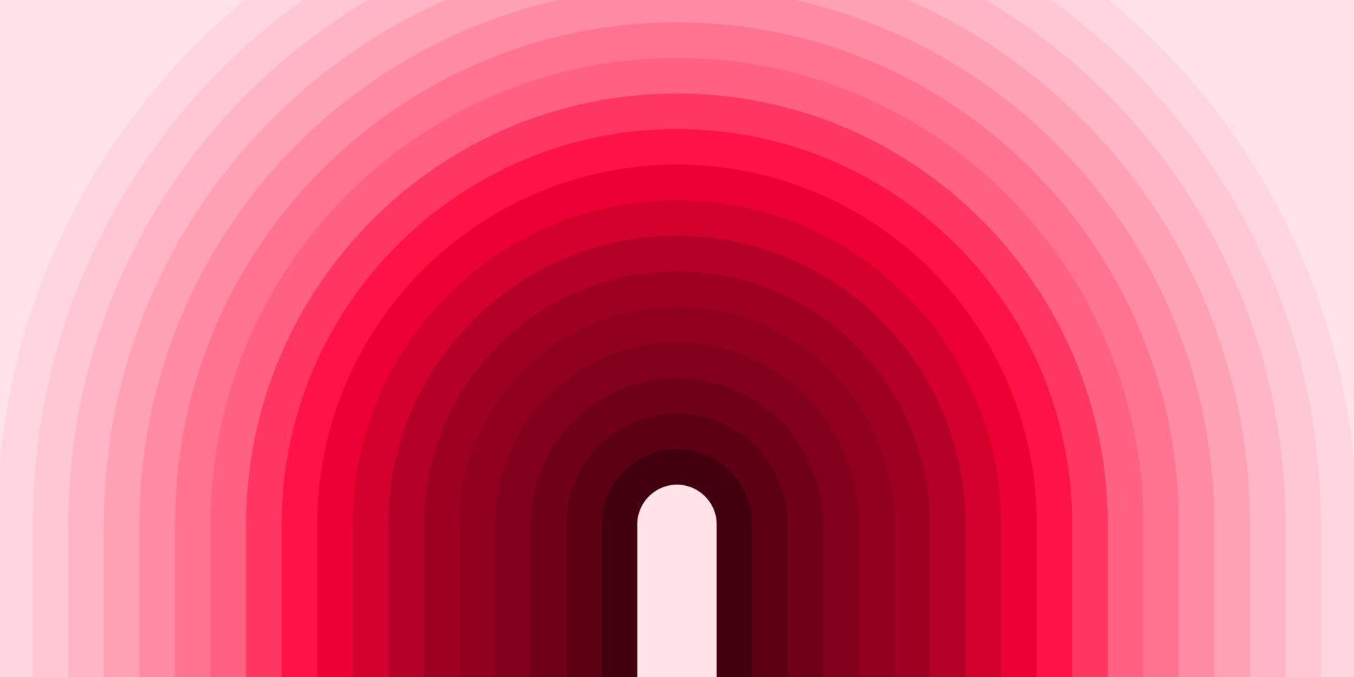 Colorful pink diagonal curve abstract background. Minimal shades line design. vector