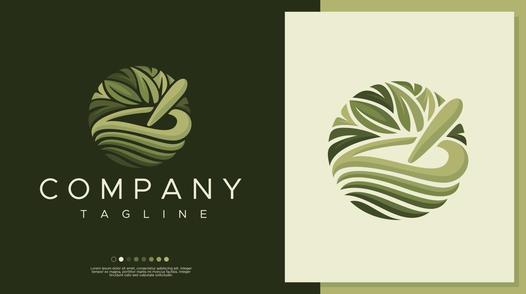 Colorful leaf pharmacy logo design template. Herbal mortar logo brand vector. vector