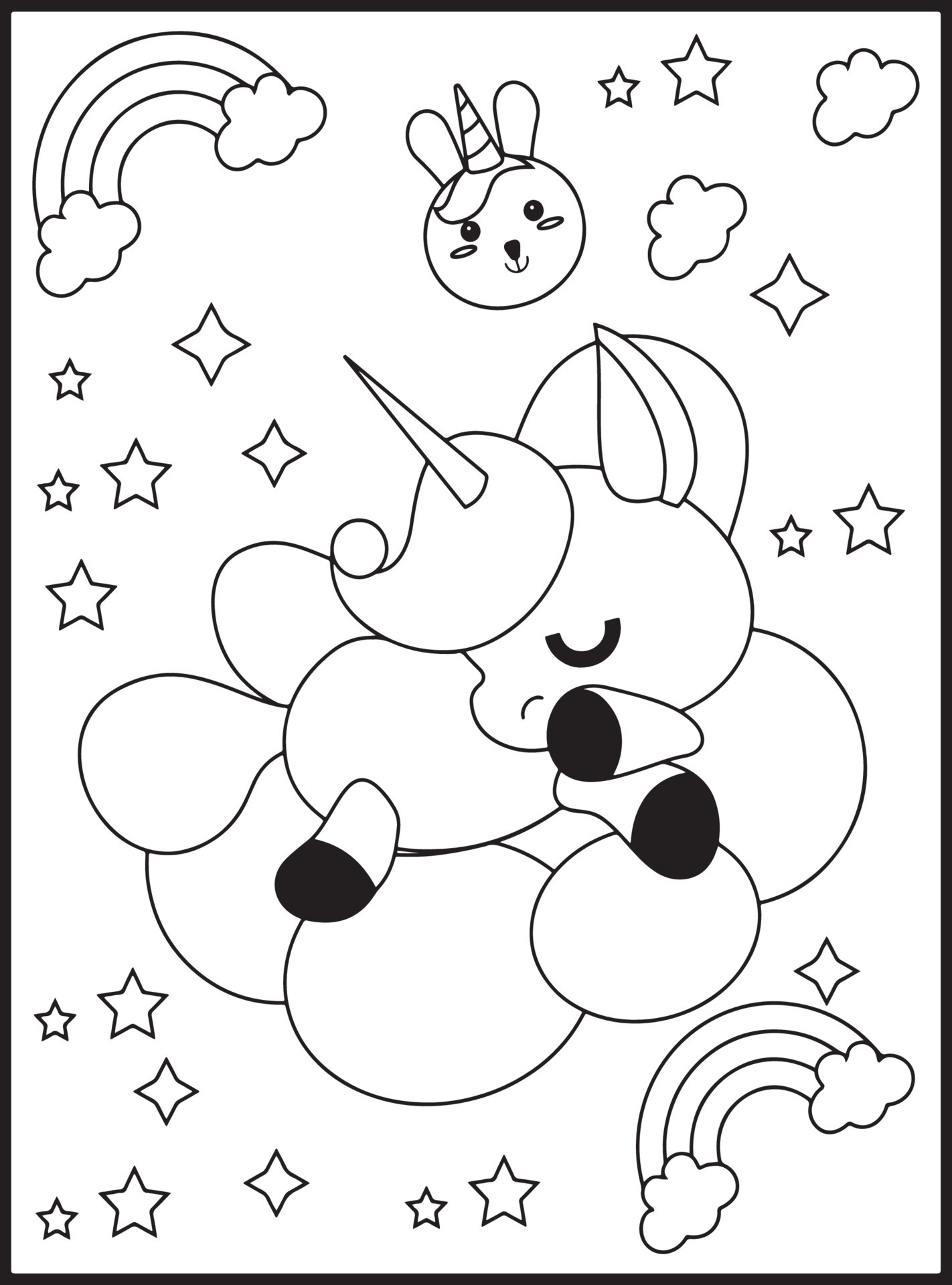 cute-kawaii-unicorn-coloring-pages-19549137-vector-art-at-vecteezy