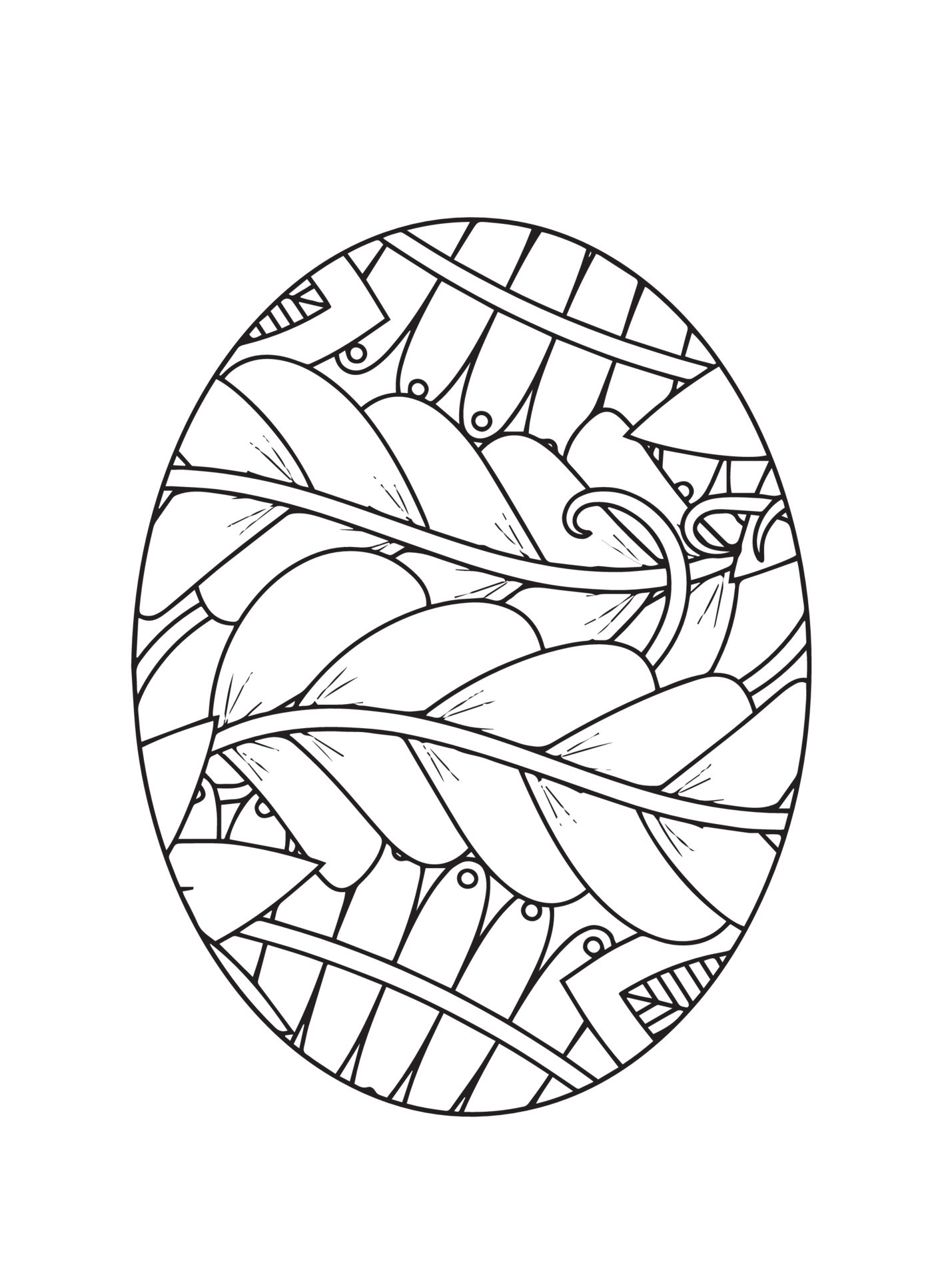 Easter Egg Coloring Pages