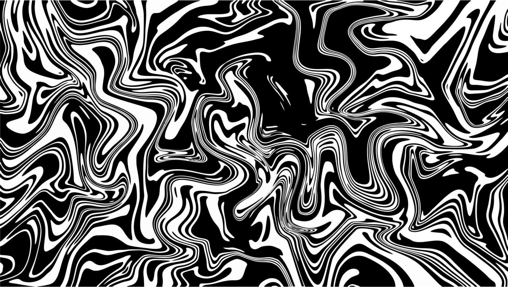 fondo de mármol fluido moderno en blanco y negro. diseño de pintura líquida abstracta. vector