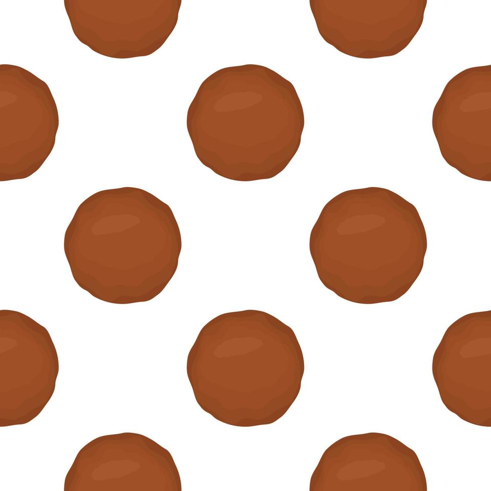 Pattern homemade cookie different taste in pastry biscuit vector