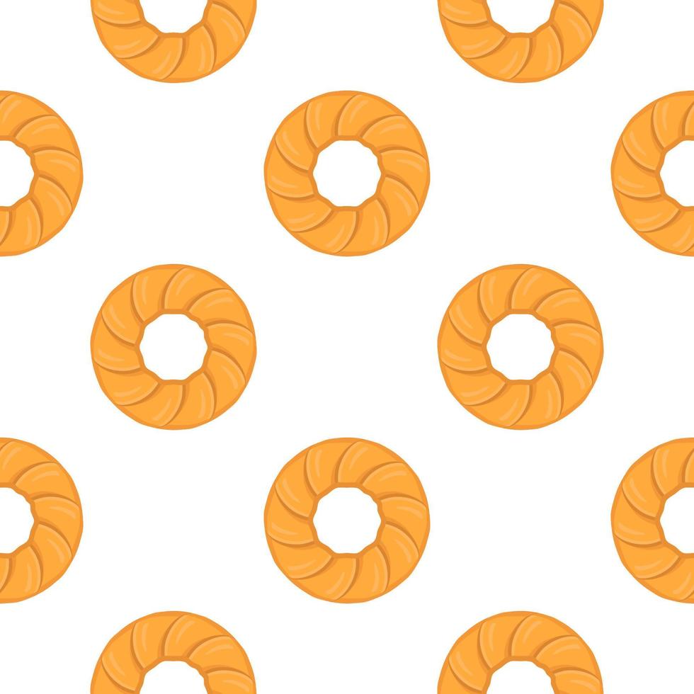 Pattern homemade cookie different taste in pastry biscuit vector