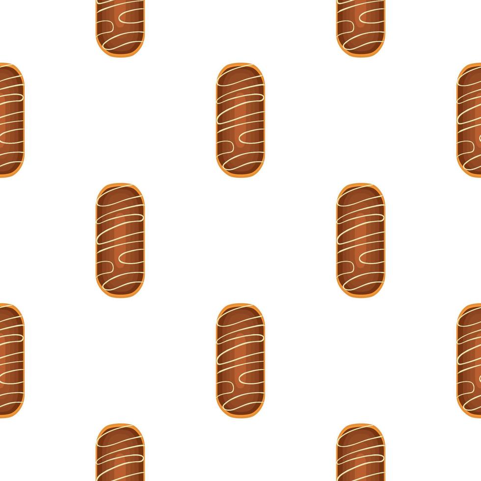 Pattern homemade cookie different taste in pastry biscuit vector