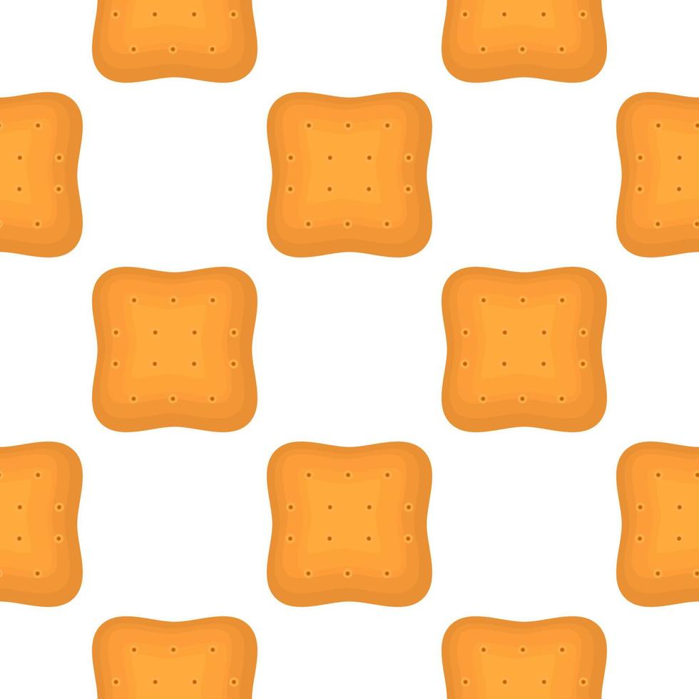 Pattern homemade cookie different taste in pastry biscuit vector