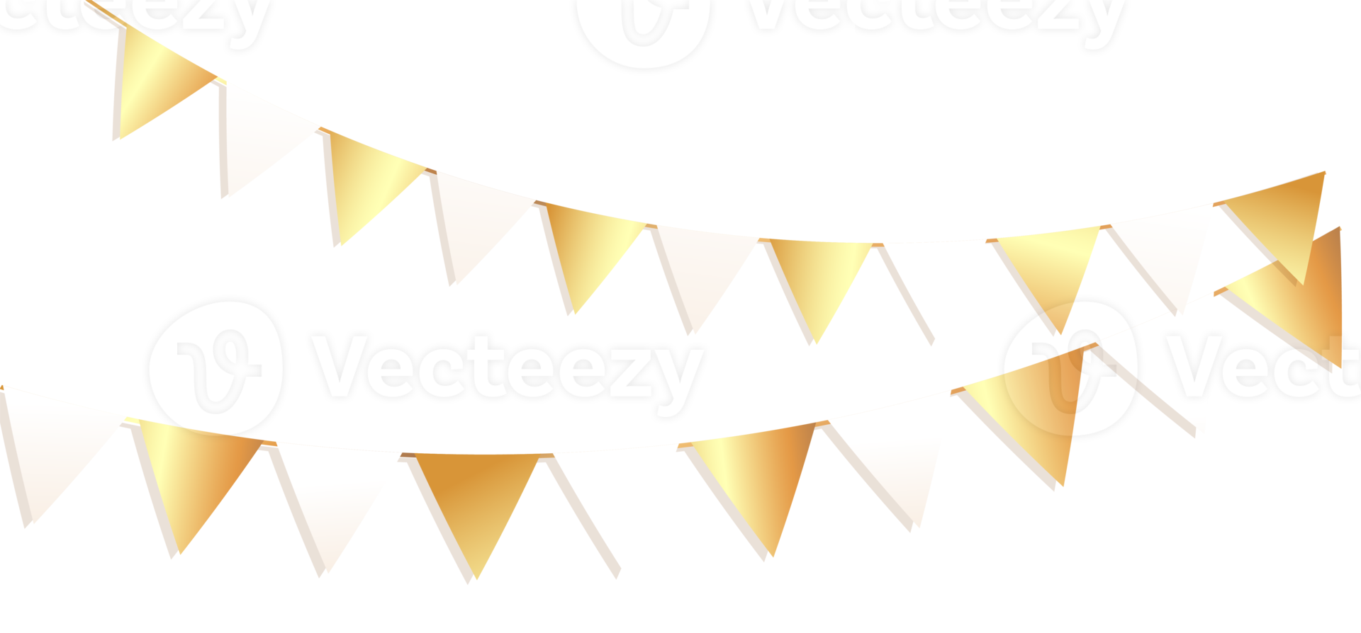 Party decoration triangle flag png
