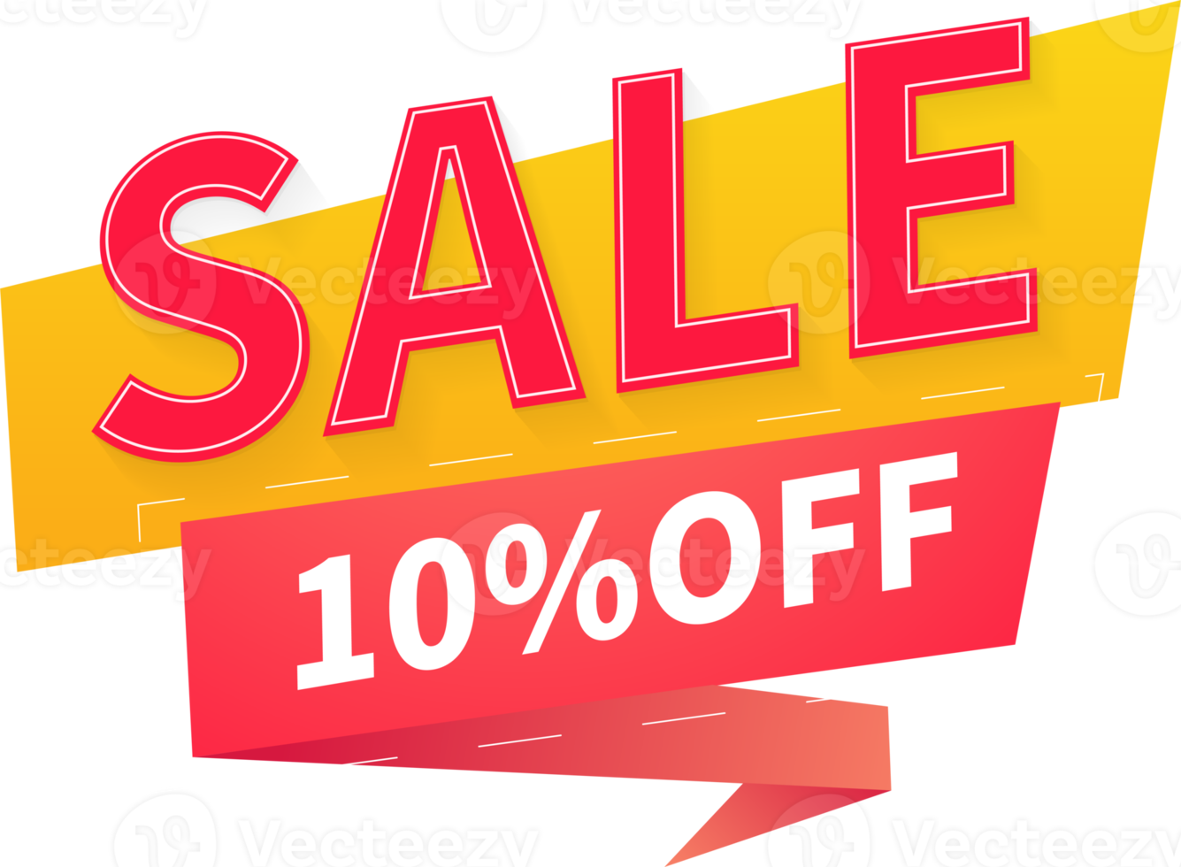 Flash-Verkauf 3D-Banner-Hintergrundillustration png