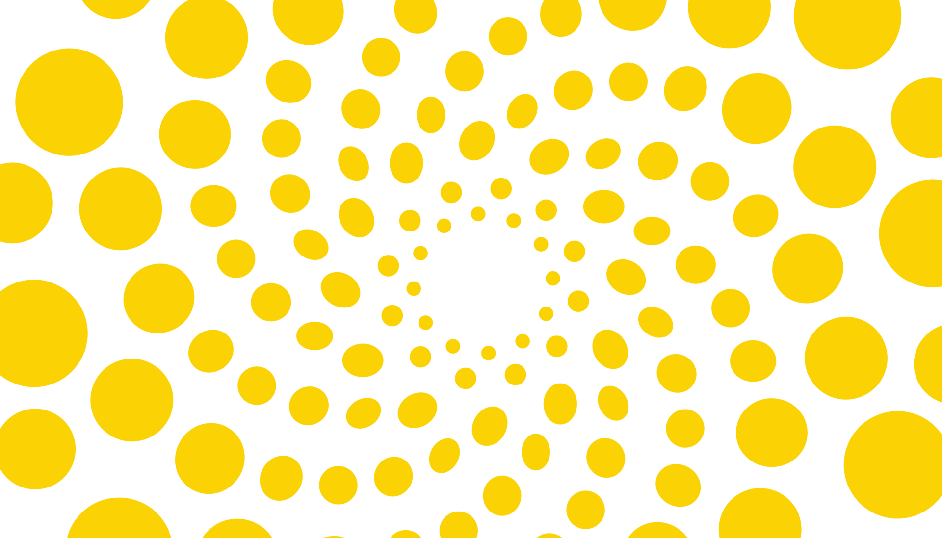 Abstract background with yellow spiral balls 19550549 PNG