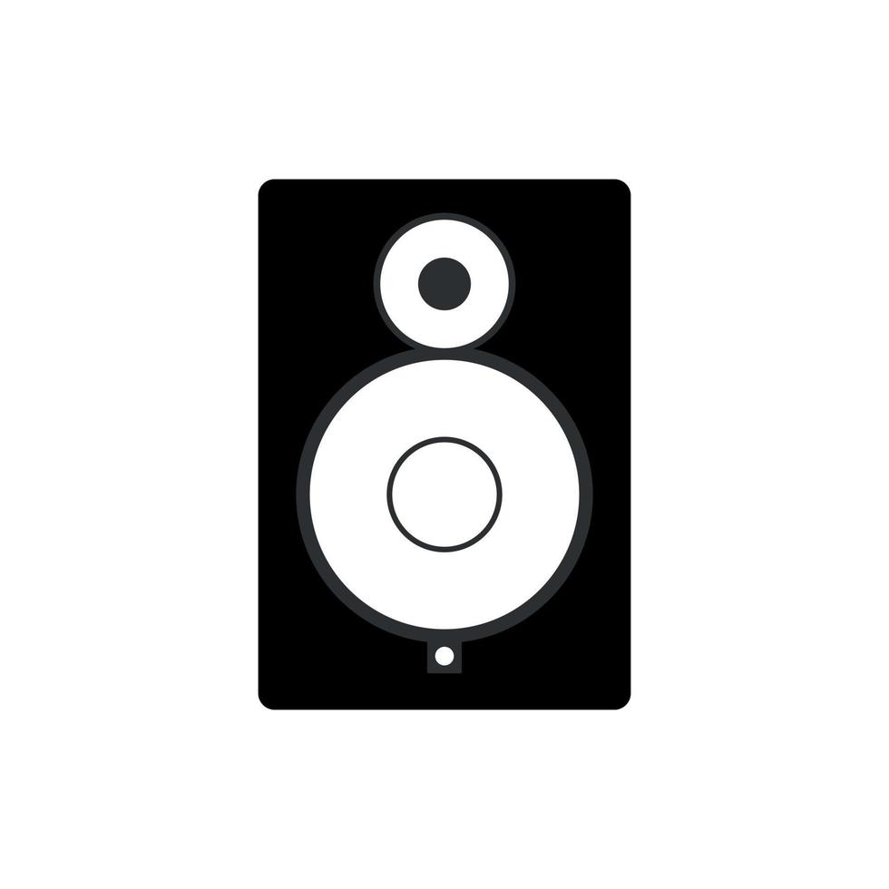 Speaker icon. Design on white background vector